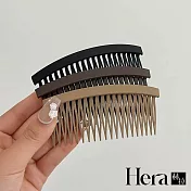 【Hera 赫拉】時尚磨砂碎髮整理器髮梳 H113031504 黑+咖+卡其