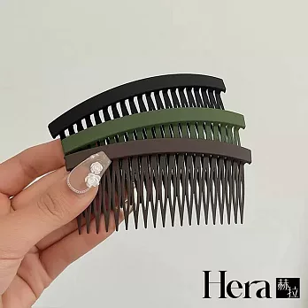 【Hera 赫拉】時尚磨砂碎髮整理器髮梳 H113031504 黑+咖+抹茶
