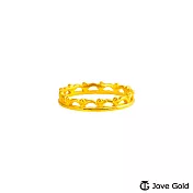 JoveGold漾金飾 探索夢境黃金戒指-固定圍 國際圍 #4