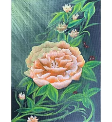 【玲廊滿藝】愛麗森-春暖花開40x30cm