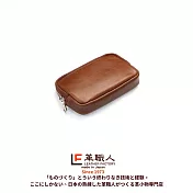 LF革職人 ● 日本製 REPLETION 零錢包 鑰匙包 化妝包 棕色