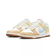 W Nike Dunk Low Next Nature Soft Yellow 白棕藍 FZ4347-100 US6 白棕藍