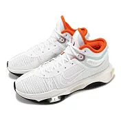 Nike 籃球鞋 Air Zoom G.T. Jump 2 EP 男鞋 女鞋 白 橘 氣墊 緩震 包覆 DJ9432-104