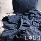 【日本桃雪】sensui SEK抗菌防臭雙面毛圈超長棉毛巾被(多色任選- 靛海藍) | 鈴木太太公司貨