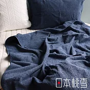 【日本桃雪】sensui SEK抗菌防臭雙面毛圈超長棉毛巾被(多色任選- 靛海藍) | 鈴木太太公司貨