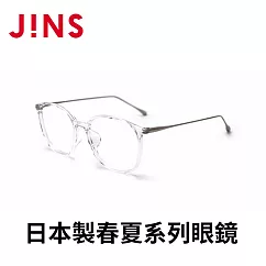 JINS 日本製春夏系列眼鏡(URF─24S─046) 透明