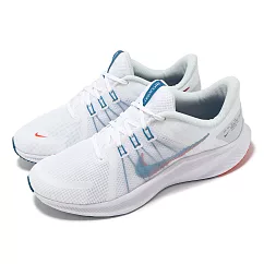 Nike 慢跑鞋 Quest 4 男鞋 白 藍 橘 透氣 緩震 運動鞋 DA1105─101
