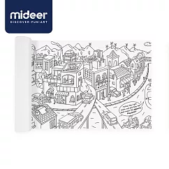 《MiDeer》── 可撕益智塗鴉畫紙(10M)─交通城市 ☆