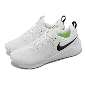 Nike 排球鞋 Wmns Zoom Hyperace 2 女鞋 白 緩震 支撐 排羽球 運動鞋 AA0286-100