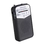 AudioComm 收音機 RAD-P133N 袖珍型 口袋 輕巧【上網登錄保固6個月】 黑/B