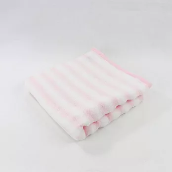 JOGAN日本成願毛巾 Airfeeling 朵朵雲系列 純棉浴巾  線條粉