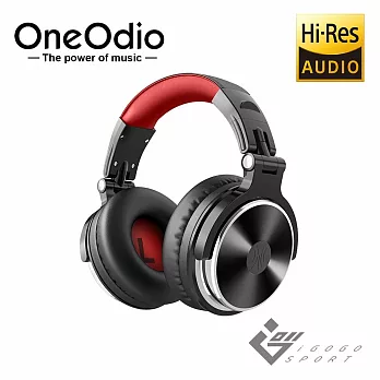 OneOdio Studio Pro 10 專業型監聽耳機 黑紅色