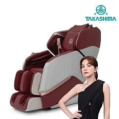 TAKASHIMA 高島 雙力士AI智能椅A─8210 (按摩椅/五年皮保) 石榴红