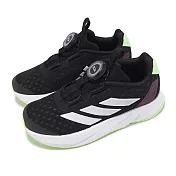 adidas 慢跑鞋 Duramo SL Boa K 中童 黑白 小朋友 緩衝 快速鞋帶 運動鞋 愛迪達 IF5984