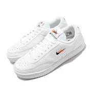 Nike 休閒鞋 Court Vintage 運動 男女鞋 基本款 皮革 簡約 復古小logo 穿搭 白 橘