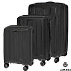 【LAMADA】20+24+28 尊爵流線系列行李箱/旅行箱組(象牙黑) 其他 象牙黑