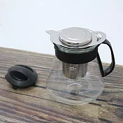 台玻耐熱玻璃咖啡壺-600mlX1+304不鏽鋼沖泡茶濾網組X1