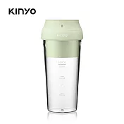 【KINYO】USB隨行果汁機|便攜式果汁機|攜帶型榨汁機|果汁杯 JRU-6690 綠