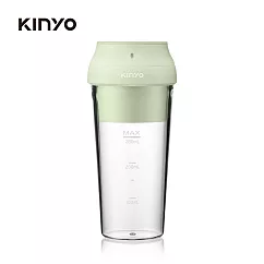 【KINYO】USB隨行果汁機|便攜式果汁機|攜帶型榨汁機|果汁杯 JRU─6690 綠