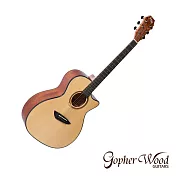 【Gopherwood】歌斐木 G230C 面單板木吉他 西堤卡雲杉單板/沙比利木 公司貨