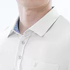 【遊遍天下】 男款冰涼抗UV防曬速乾吸濕排汗機能POLO衫(GS1042) L 白色