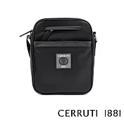 【Cerruti 1881】限量2折 義大利頂級側背包肩背包 全新專櫃展示品(黑色 CEBO06415N)