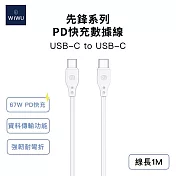 【WiWU】先鋒系列 67W快充數據線Wi-C002 Type-C 1米