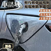【CarZone車域】戶外充電專用 輕巧軟強磁吸附 充電座防水遮罩