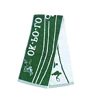 【OKPOLO】台灣製造運動風運動毛巾-2入組(加長設計 運動首選) 獨特深綠