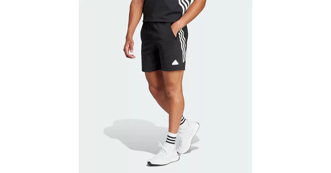 博客來-ADIDAS M FI 3S SHO 男休閒短褲-黑-IN3312 XS 黑色
