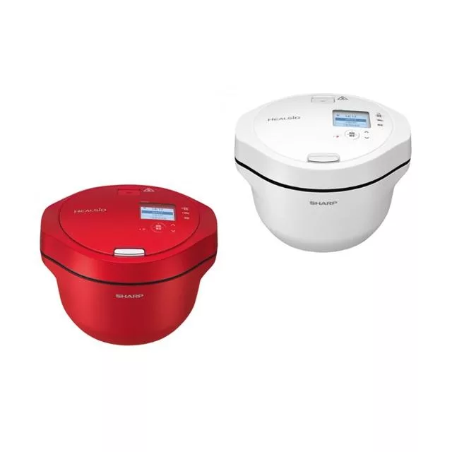 SHARP 夏普 HEALSIO 2.4L智慧攪拌零水鍋 KN-V24AT 紅