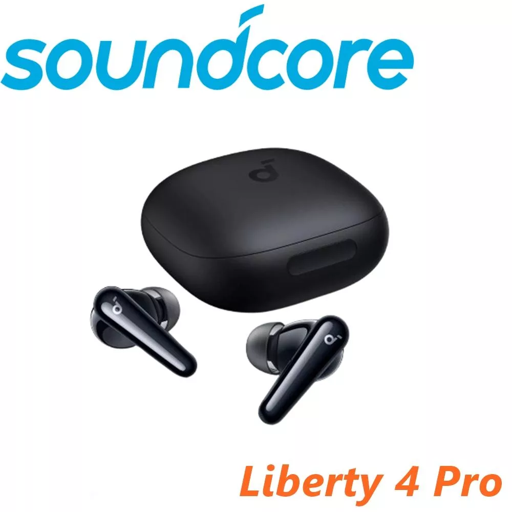 Soundcore Liberty 4 Pro 降噪真無線藍牙耳機 旗艦降噪 隨行遨遊 公司貨保固2年 黑色
