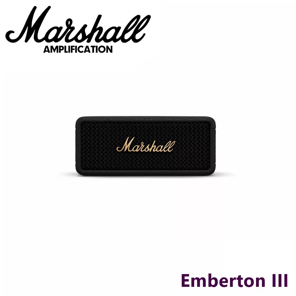 Marshall Emberton III 攜帶式藍牙喇叭 IP67防塵防水 長效32小時續航 360度沈浸式的聆聽體驗 公司貨保固2年 古銅黑