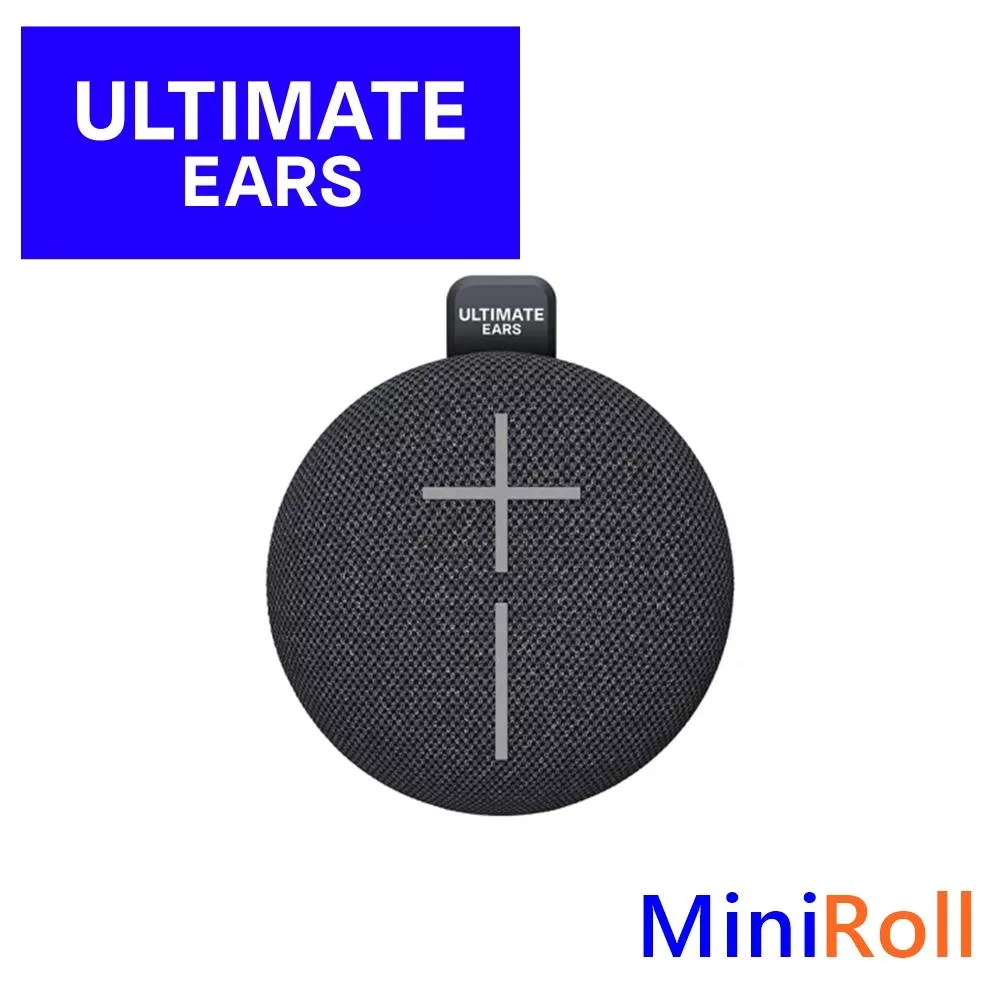美國 Ultimate Ears MINIROLL 攜帶式藍牙喇叭 4色 公司貨保固一年 黑色