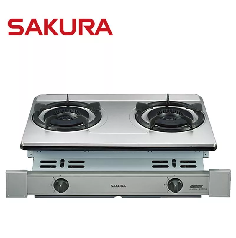 【SAKURA 櫻花】二口雙內焰安全崁入爐 G-6700K/G-6700KS (桶裝瓦斯/LPG) 送安裝