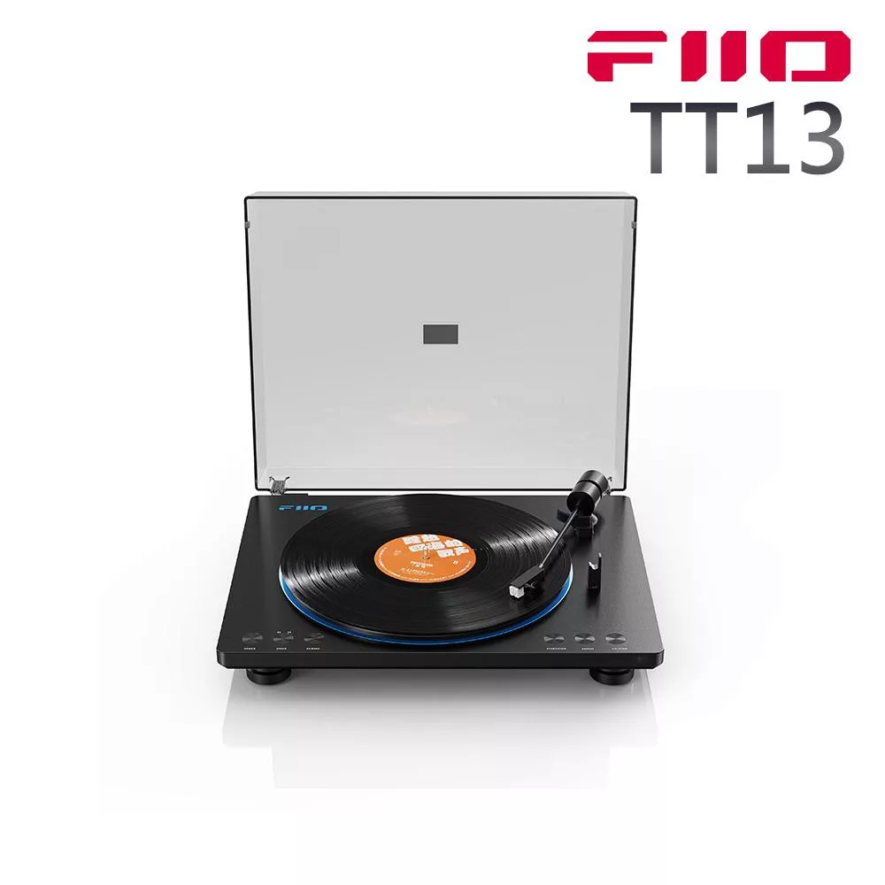 FIIO TT13 全自動黑膠唱片機-黑色款