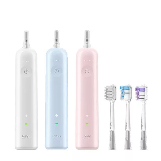 Laifen 徠芬 WAVE 掃震電動牙刷 三色 符合貝氏刷牙法乾淨高效率 光感粉