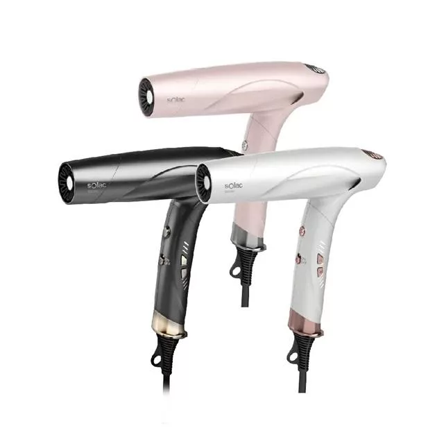 SOLAC 智能中和離子吹風機 鈦灰色/珍珠白/櫻花粉 SD-1300 鈦灰色
