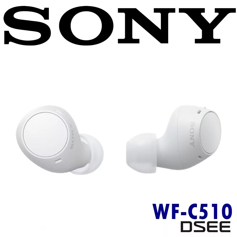 SONY WF-C510 春彩清新 DSEE 11小時長續航 小巧真無線入耳式耳機 2色 公司貨保固一年 白色