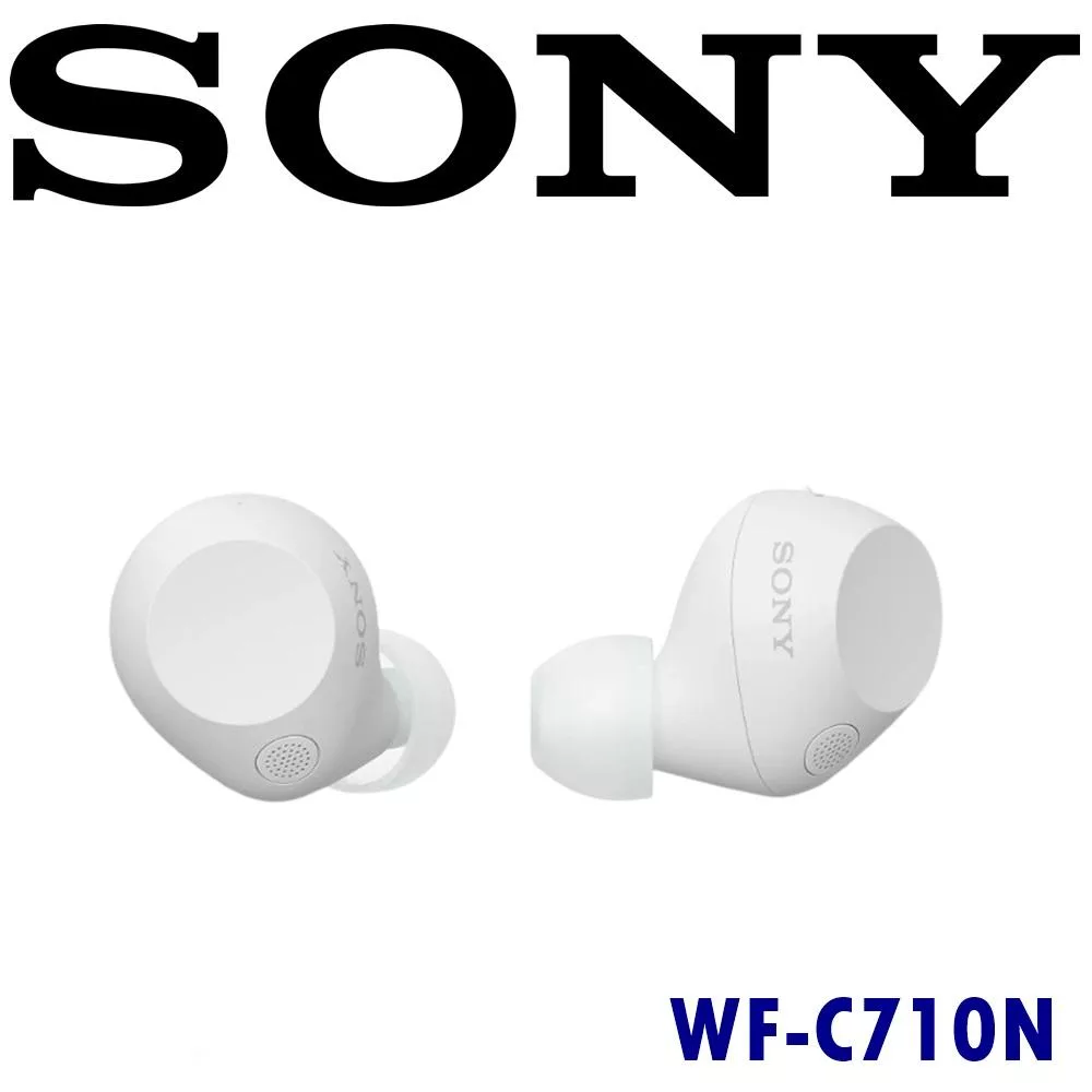 SONY WF-C710N 完美音質 降噪功能 更長電池續航力真無線耳機 索尼公司貨保固一年 4色 白色