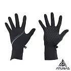 【ATUNAS歐都納】冰絲涼感防曬觸控手套A1AGGZ03N- M 黑