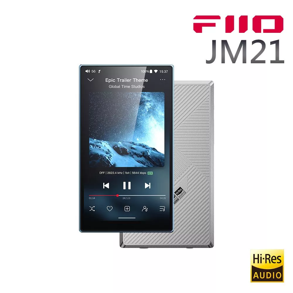 FIIO JM21 Hi-Fi無損隨身音樂播放器-天空藍