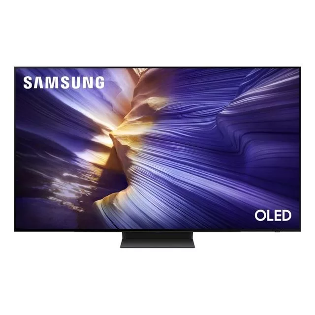 三星 QA83S90FAEXZW 83吋 4K UHD OLED 智慧顯示器,搭載先進 OLED 面板,提供 4K (3840 x 2160) 高解析度影像與 HDR 高動態範圍,呈現細膩色彩與深邃黑位。支援聯網功能、杜比數位音效 40W 環繞音場,4 組 HDMI 埠與 2 組 USB 插槽,輕鬆連線多裝置。尺寸含底座 1851 x 1133.7 x 359 mm,重量 39.4 kg,附太陽能智慧遙控器,2 年保固,越南製造,BSMI 認證 R33475。 三星 Samsung QA83S90FAEXZW 83吋 4K OLED 智慧電視 送壁掛安裝連網服務 HDR 杜比音效 極致影音體驗