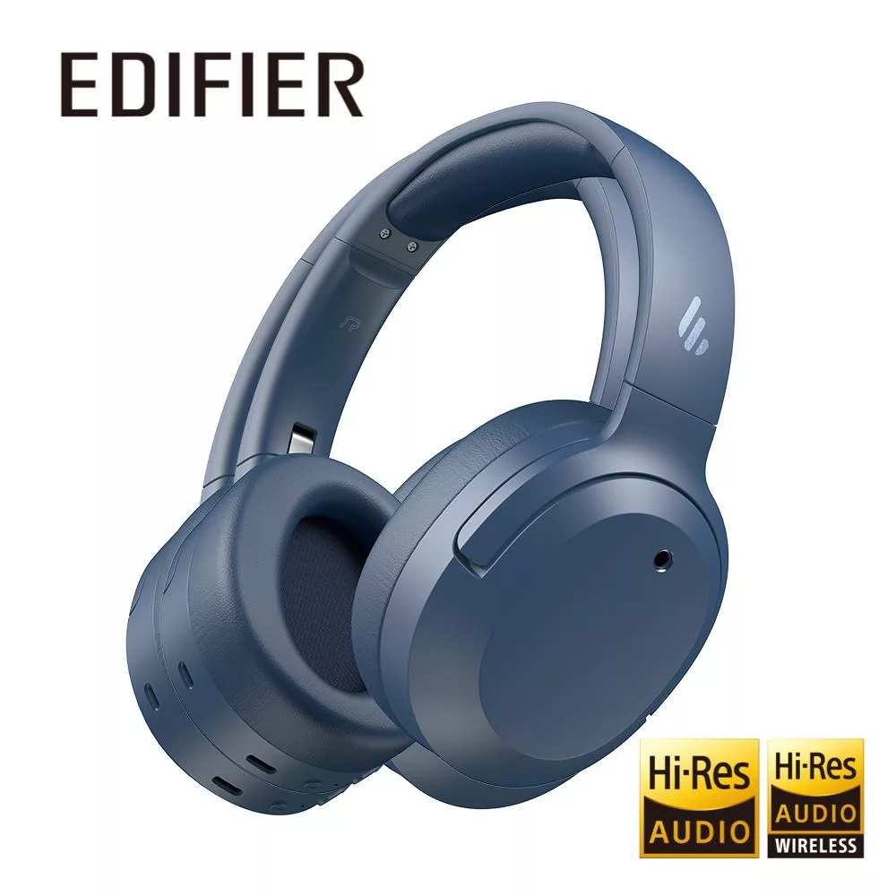 EDIFIER W820NB PLUS 無線降噪藍牙耳罩耳機 海軍藍