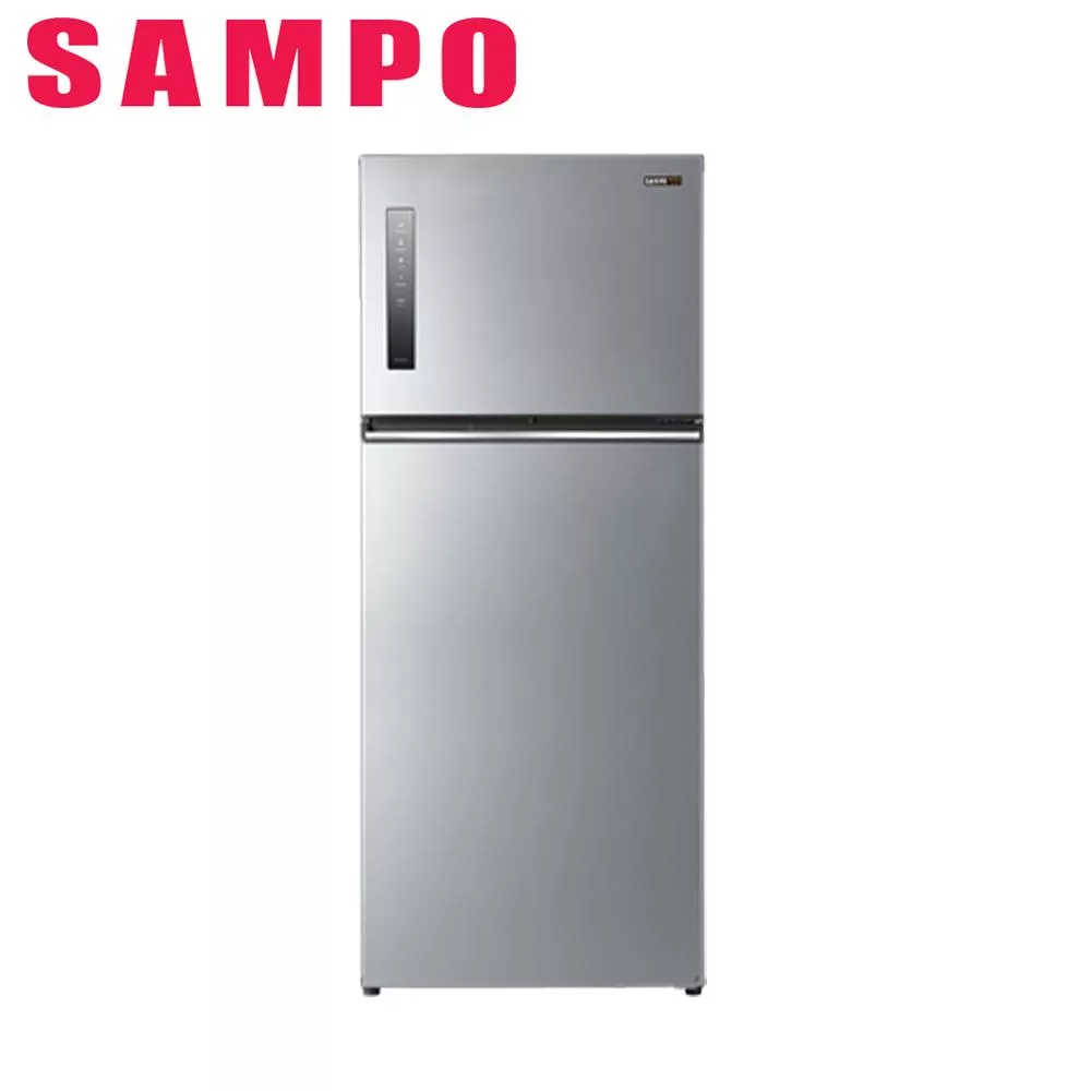 SAMPO聲寶580公升變頻雙門冰箱SR-C58D(S9)彩紋銀