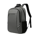 【iSPurple】輕便外出 反光條大容量14吋雙肩電腦包學生包/灰 灰