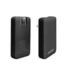 【JINPEI 錦沛】65W GaN氮化鎵 超薄型急速電源充電器 快充頭 雙Type-C 黑色/白色 黑色