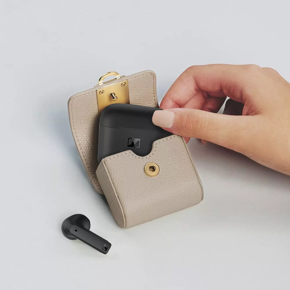 Sennheiser 森海塞爾 ACCENTUM Open 半開放式真無線耳機 精裝限量版 (送Cafune獨家設計耳機收納包) 黑色