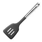 《ibili》Malmo不沾鍋矽膠濾油鍋鏟(黑35cm) | 不沾鍋鏟 炒菜鏟 煎餅鏟 不沾煎鏟