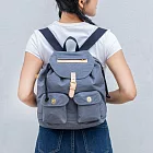 satana - Soldier 小休閒束口後背包 - 靜謐灰